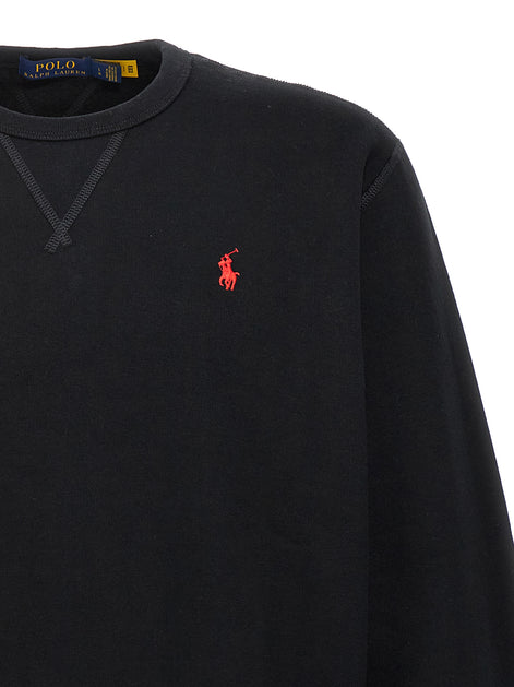 Polo Ralph Lauren Black Cotton Sweatshirt