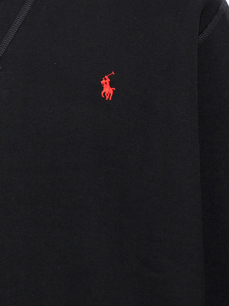 Polo Ralph Lauren Black Cotton Sweatshirt