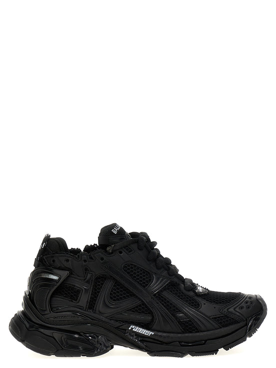 Balenciaga Runner Black Polyester Athletic Sneakers