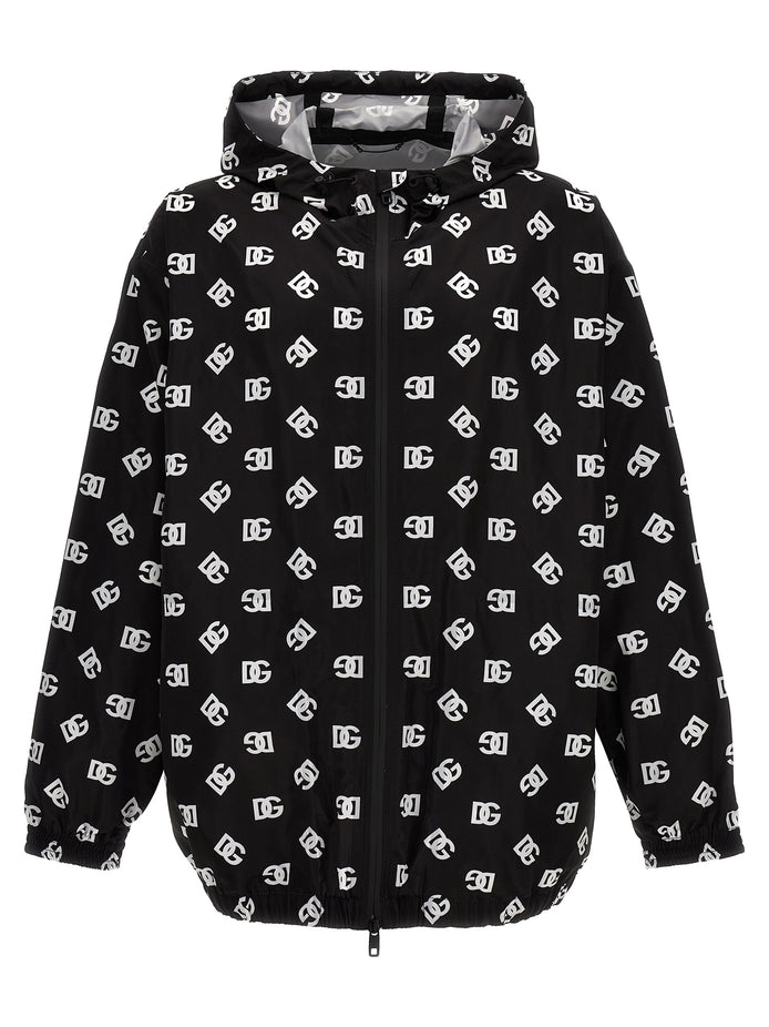 Dolce & Gabbana Bicolor Polyester Shell Jacket