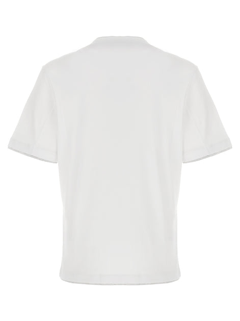 Brunello Cucinelli White Cotton T-Shirt