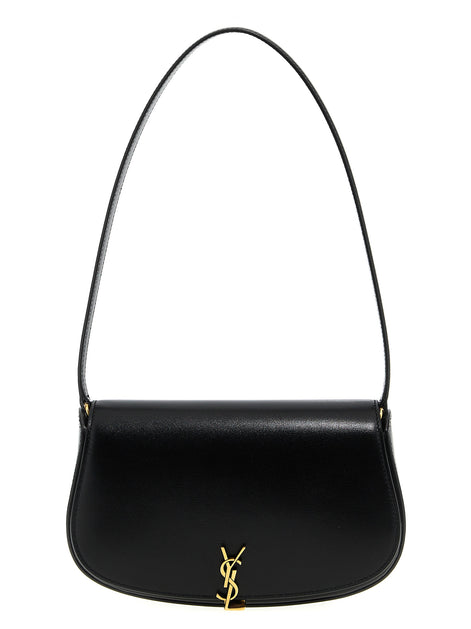 Saint Laurent Black Calfskin Shoulder Bag