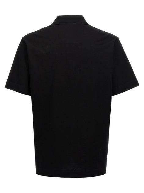 Givenchy Black Cotton Polo Shirt