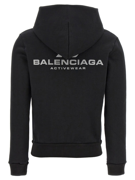 Balenciaga Black Cotton Sweatshirt