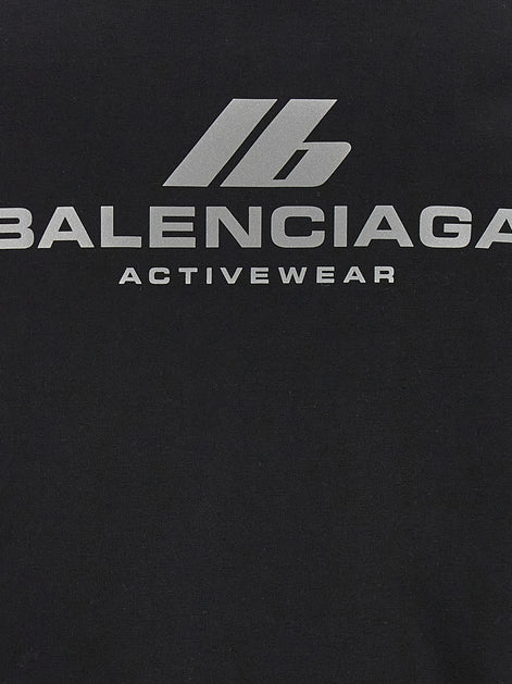 Balenciaga Black Cotton Sweatshirt