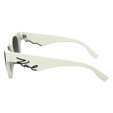 Karl Lagerfeld White Acetate Sunglasses