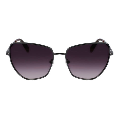 Liu Jo Gray Metal Sunglasses