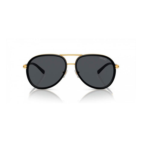Versace Black Metal Sunglasses