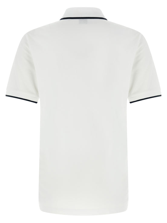 Hugo Boss White Cotton Polo Shirt