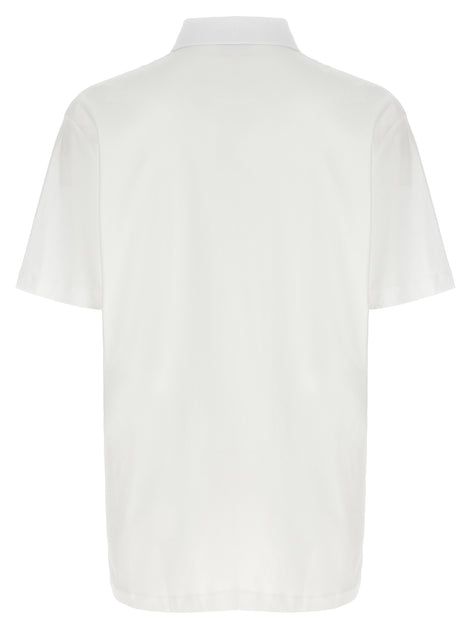 Hugo Boss White Cotton Polo Shirt