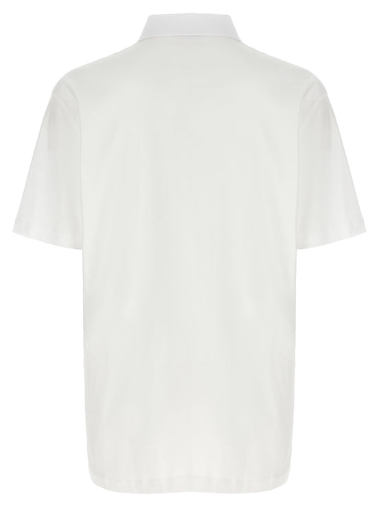 Hugo Boss White Cotton Polo Shirt