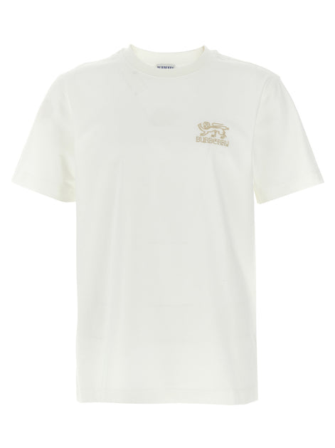 Burberry White Cotton T-Shirt