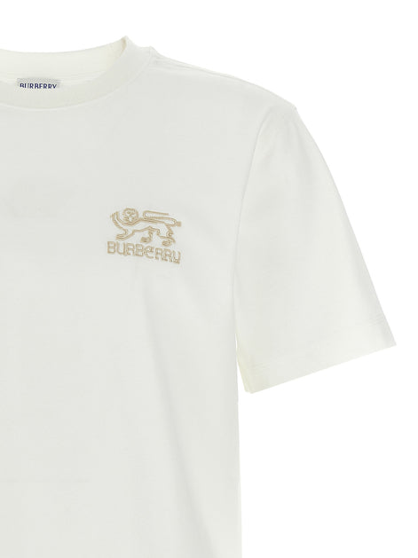 Burberry White Cotton T-Shirt