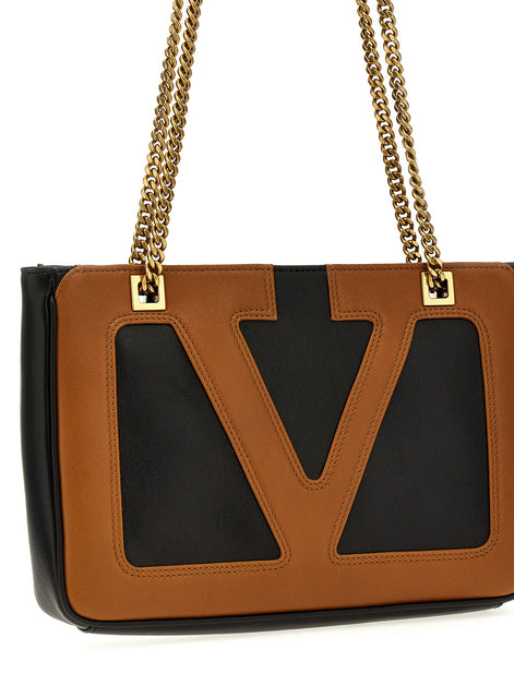 Valentino Garavani Multicolor Lamb Leather Tote Bag