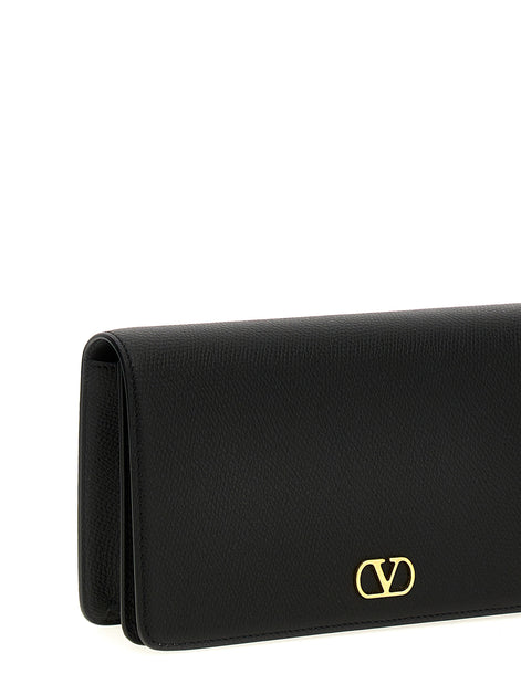 Valentino Garavani Black Calfskin Shoulder Bag