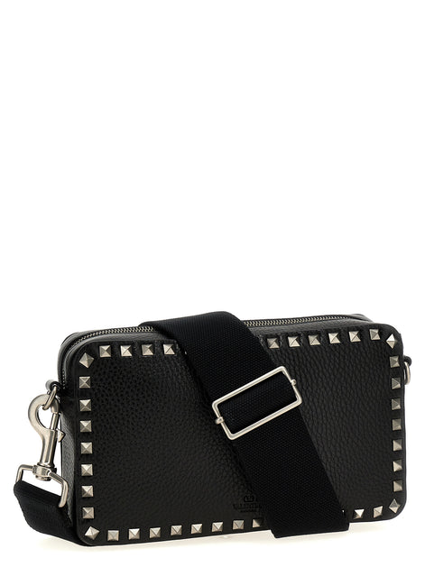 Valentino Garavani Black Calfskin Crossbody Bag