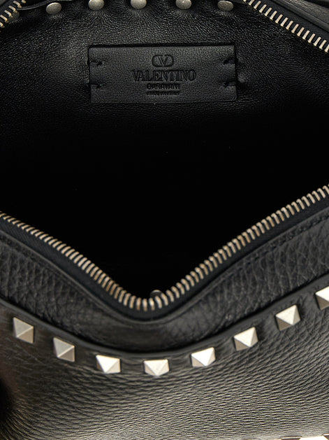 Valentino Garavani Black Calfskin Crossbody Bag