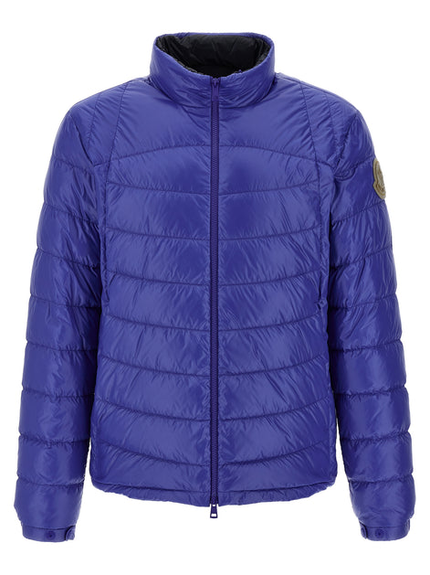 Moncler Blue Polyamide Full-Length Jacket