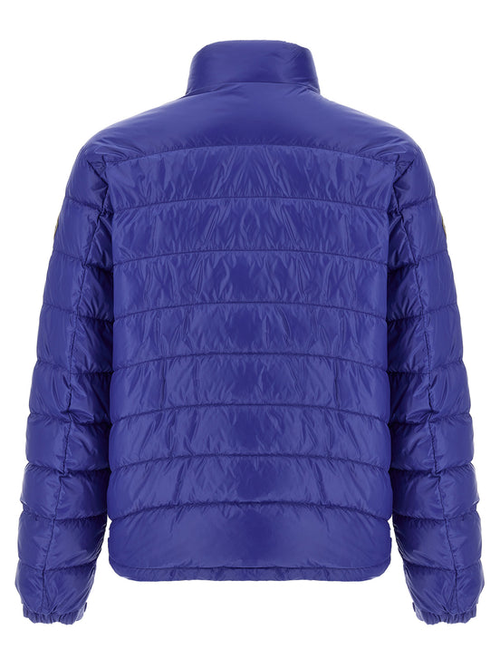 Moncler Blue Polyamide Full-Length Jacket