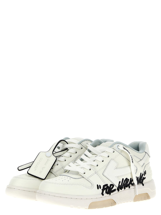 Off-White Bicolor Bovine Leather Low Top Sneakers