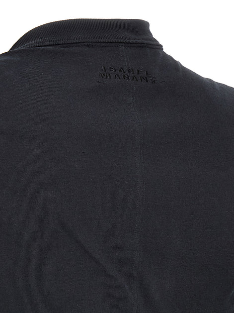 Isabel Marant Black Cotton Sleeveles T-Shirt