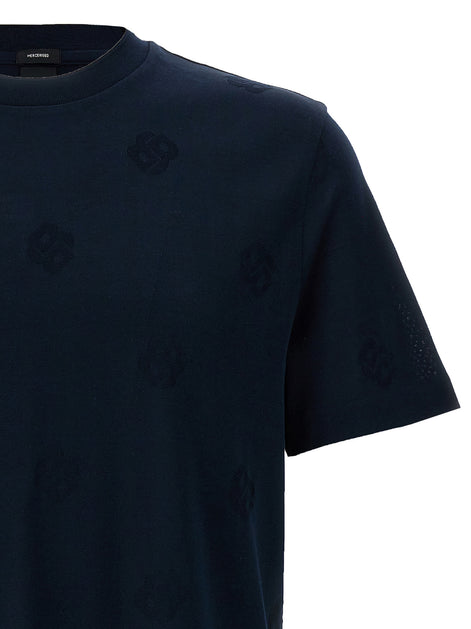 Hugo Boss Blue Cotton T-Shirt