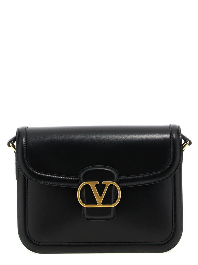 Valentino Garavani Black Calfskin Shoulder Bag