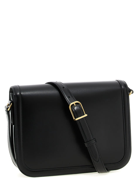 Valentino Garavani Black Calfskin Shoulder Bag