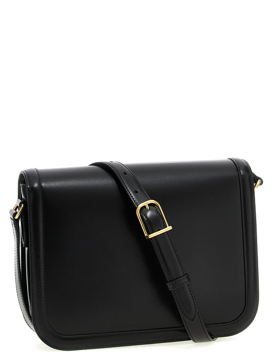Valentino Garavani Black Calfskin Shoulder Bag