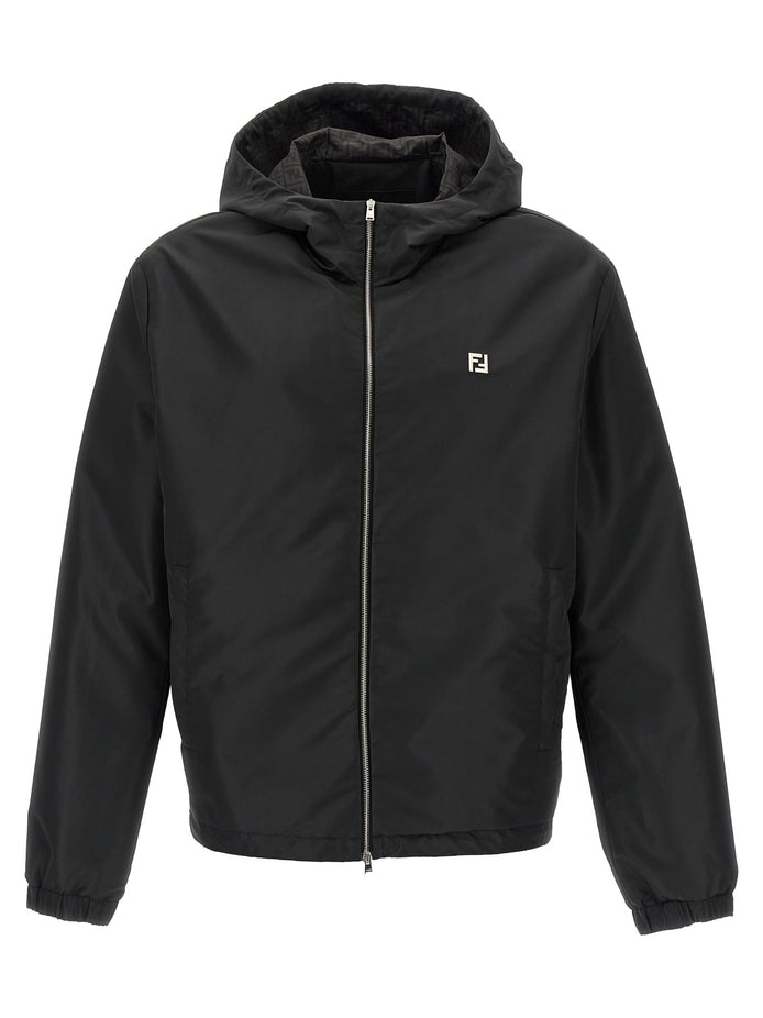 Fendi Black Polyester Shell Jacket