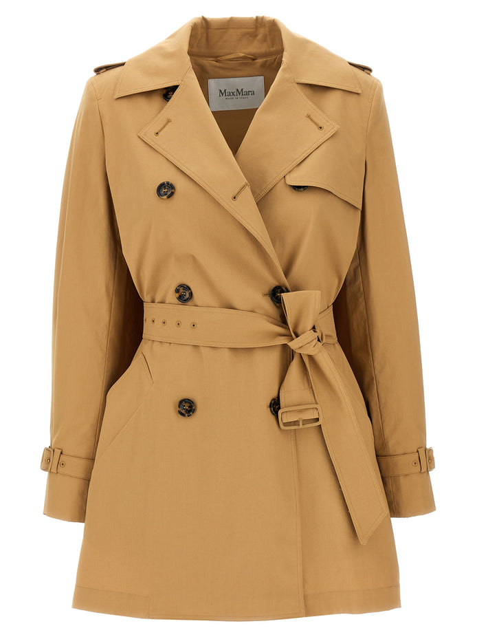 Max Mara Brown Cotton Coat