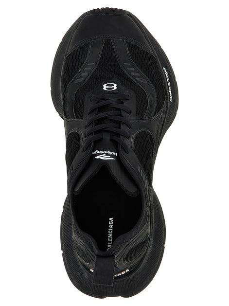 Balenciaga Black Polyester Athletic Sneakers