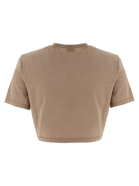 Fendi Brown Cotton T-Shirt