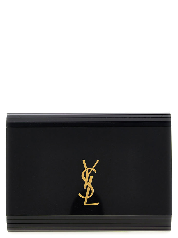 Saint Laurent Black Plexiglass Crossbody Bag