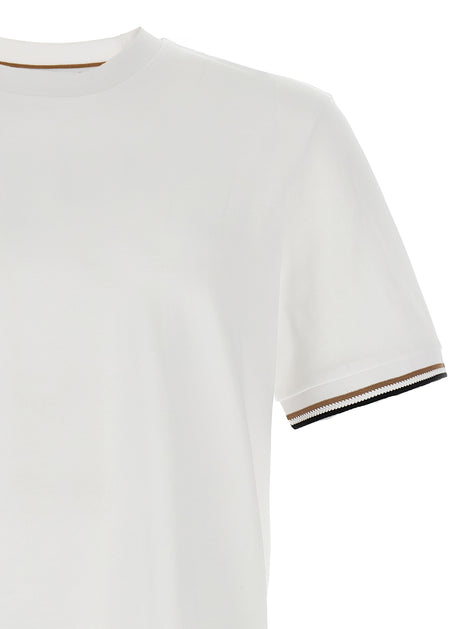 Hugo Boss White Cotton T-Shirt