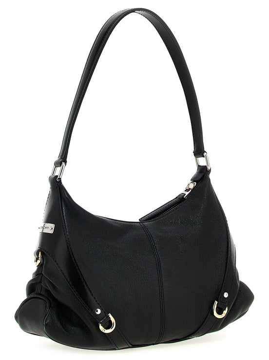 Givenchy Voyou mini Black Lamb Leather Shoulder Bag