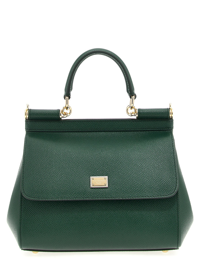 Dolce & Gabbana Bicolor Calfskin Handbag