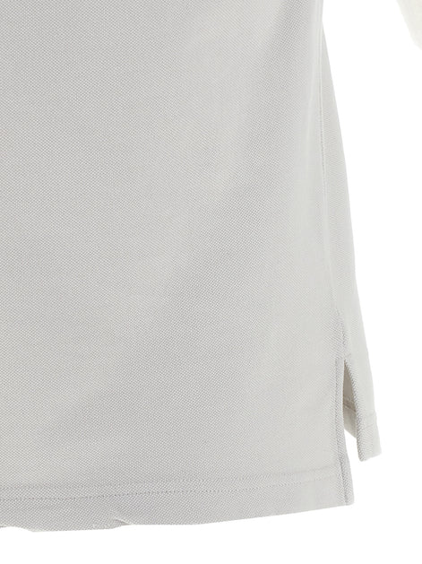 Balenciaga Gray Cotton Polo Shirt