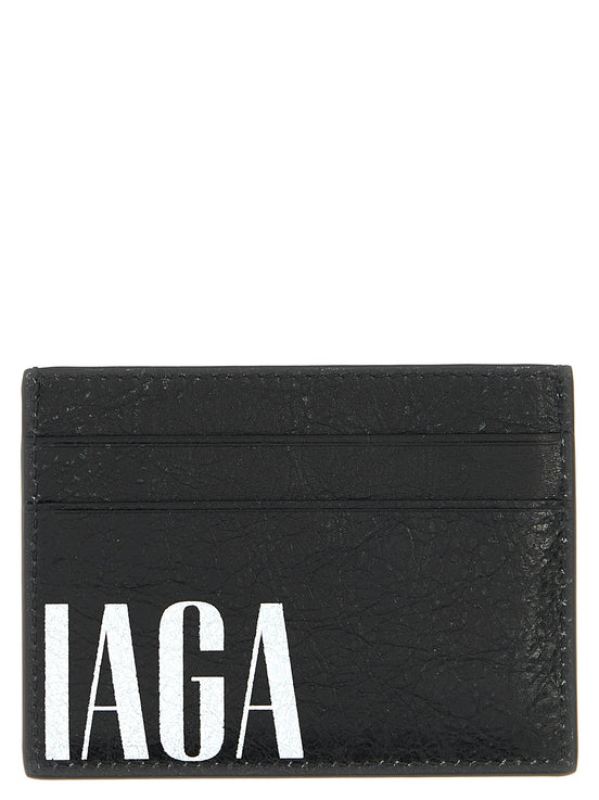 Balenciaga Bicolor Lamb Leather Cardholder