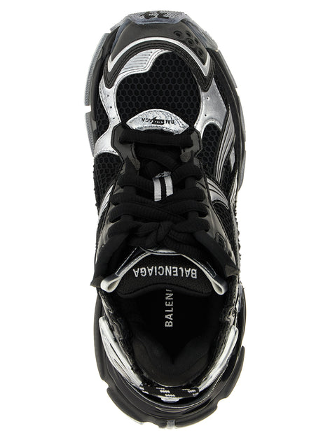 Balenciaga Black Polyethylene Athletic Sneakers