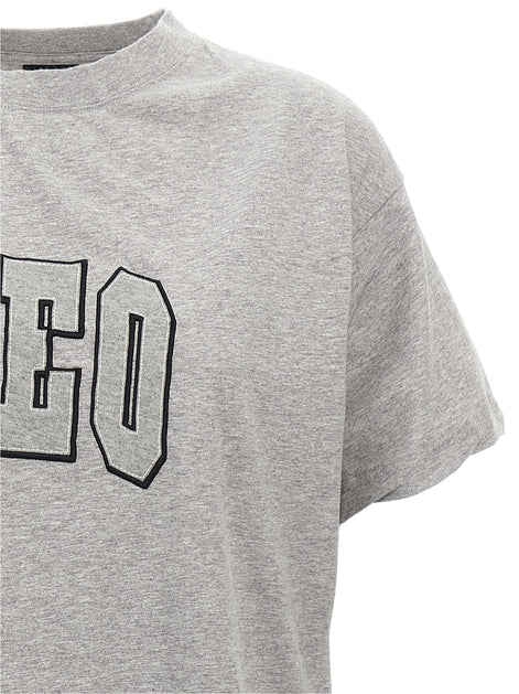 Balenciaga Gray Cotton T-Shirt