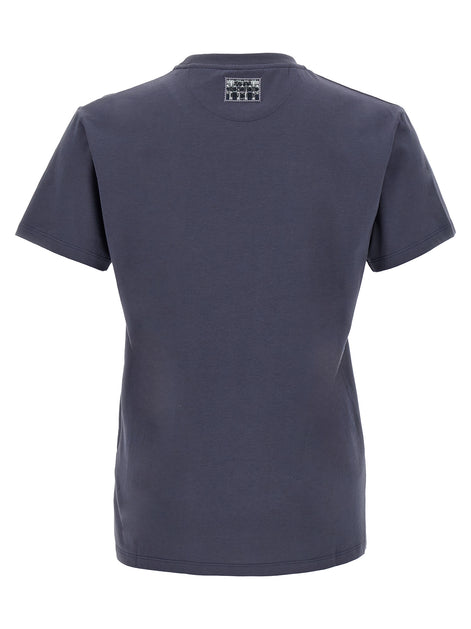 Fendi Blue Cotton T-Shirt