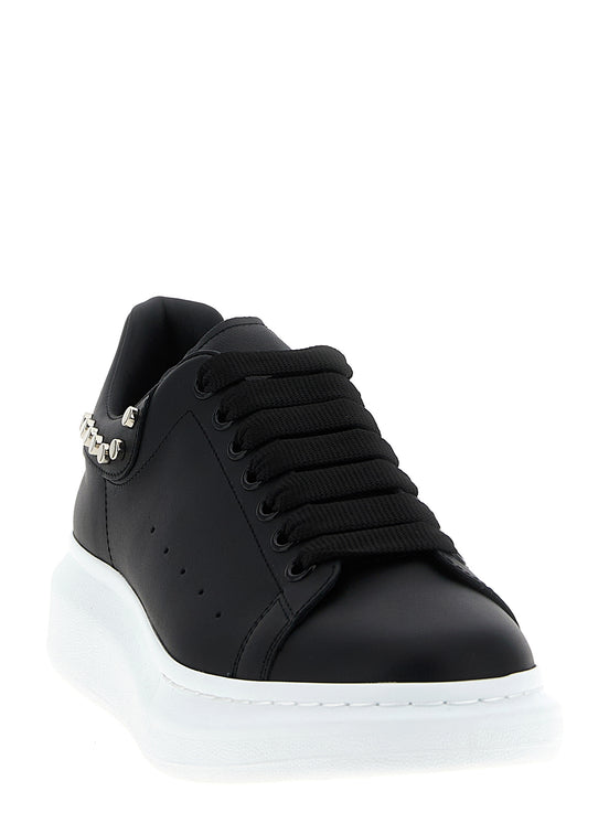 Alexander McQueen Black Calfskin Chunky Sneakers