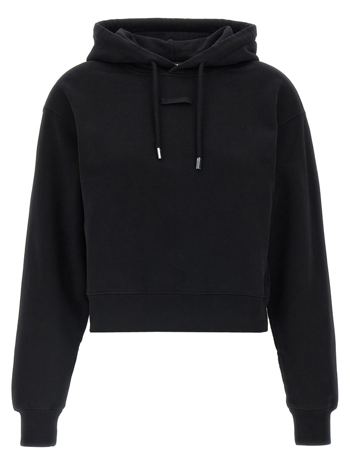 Jacquemus Black Cotton Hoodie