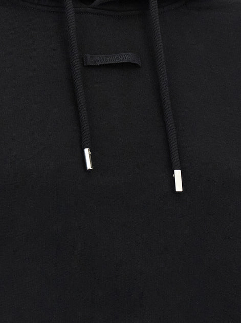 Jacquemus Black Cotton Hoodie
