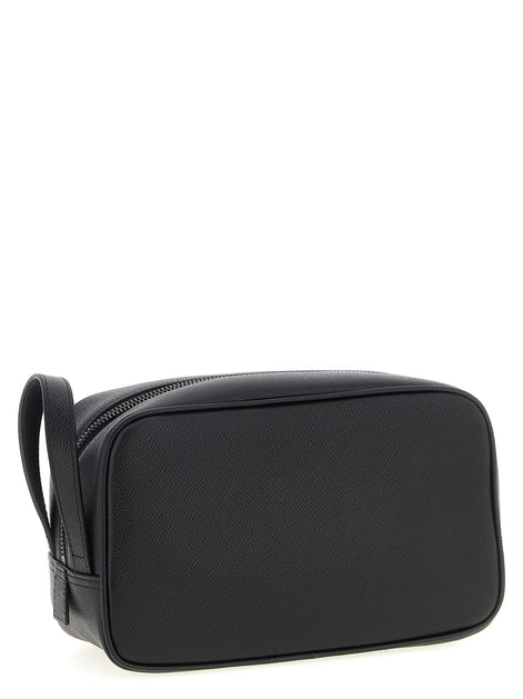 Dolce & Gabbana Black Calfskin Leather Wallet