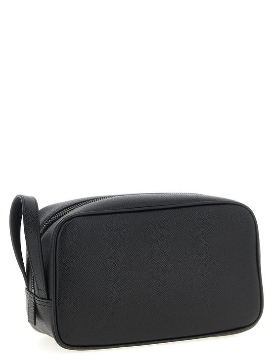 Dolce & Gabbana Black Calfskin Leather Wallet