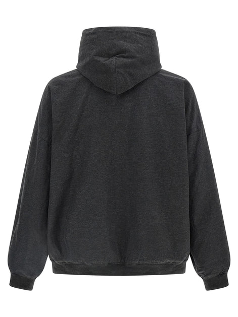 Balenciaga Gray Cotton Sweatshirt
