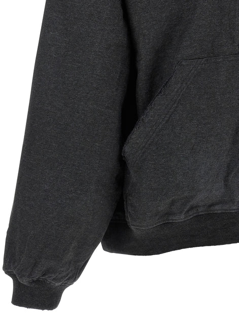 Balenciaga Gray Cotton Sweatshirt