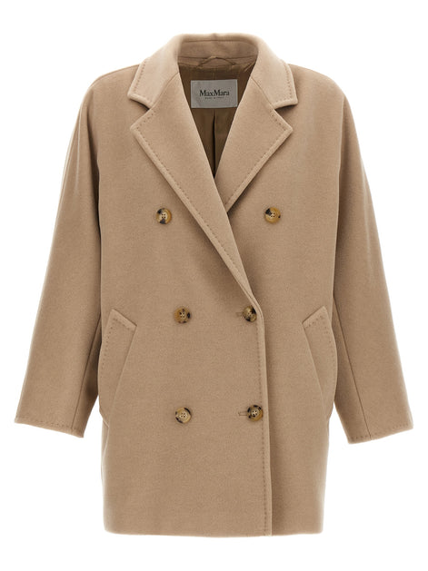 Max Mara Beige Virgin Wool Coat